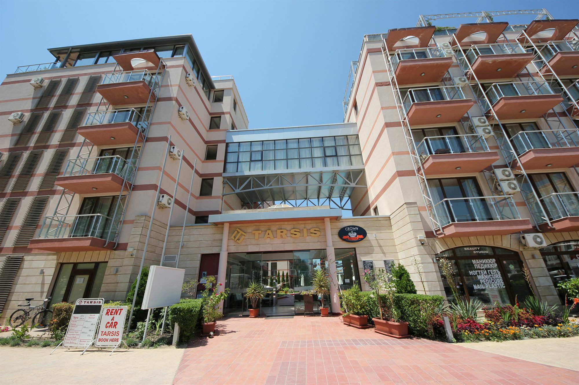 Menada Tarsis Apartments Sunny Beach Esterno foto