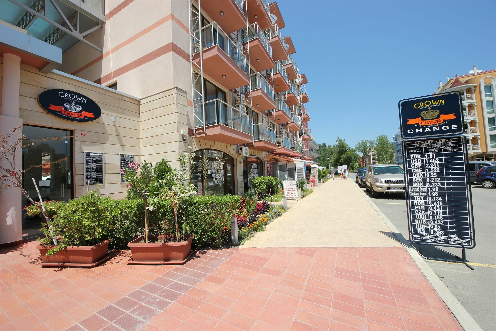 Menada Tarsis Apartments Sunny Beach Esterno foto